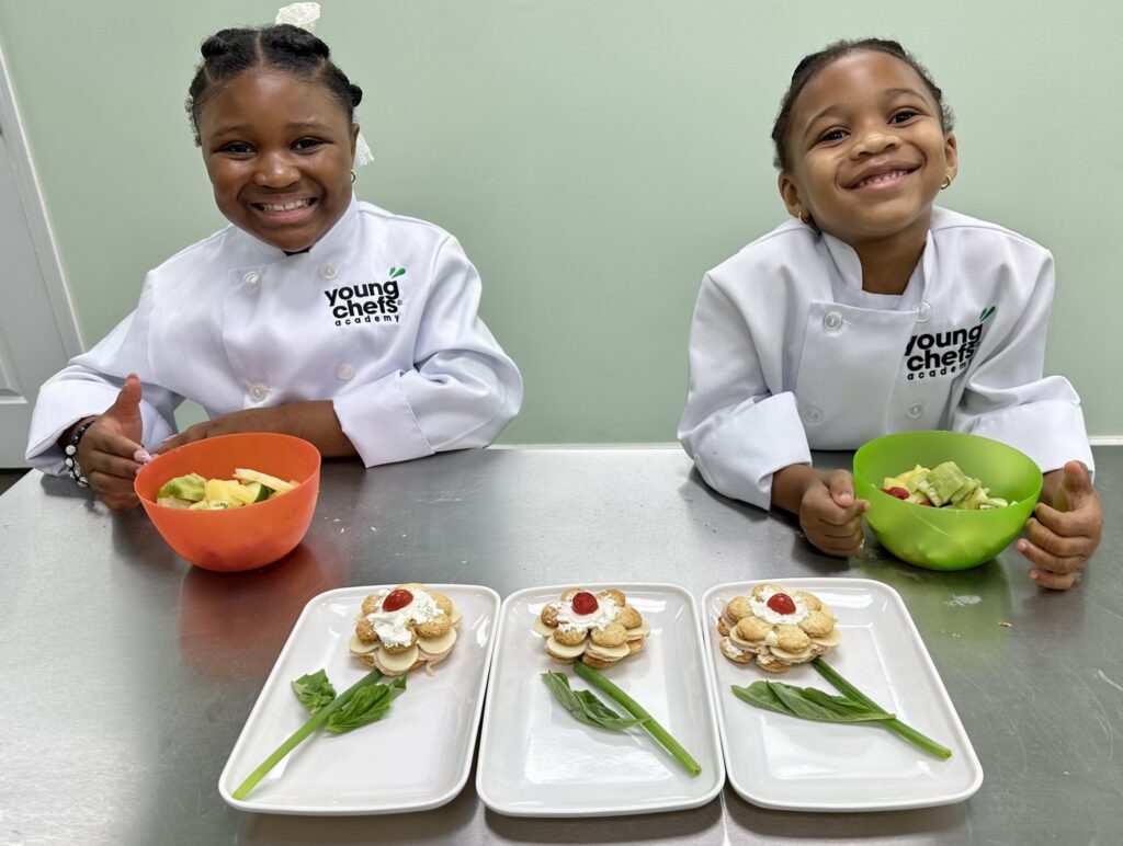 Students at Young Chefs Academy