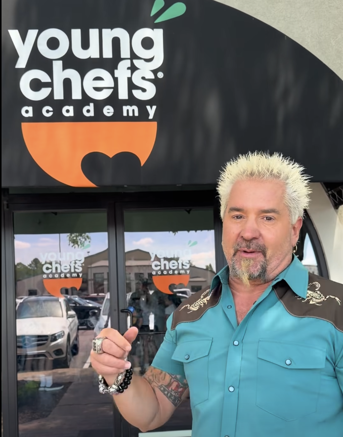 Guy Fieri with an impromptu visit to YCA Rogers